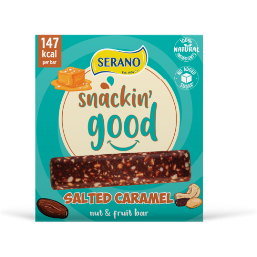 Snackin' good salted caramel bar (x4)