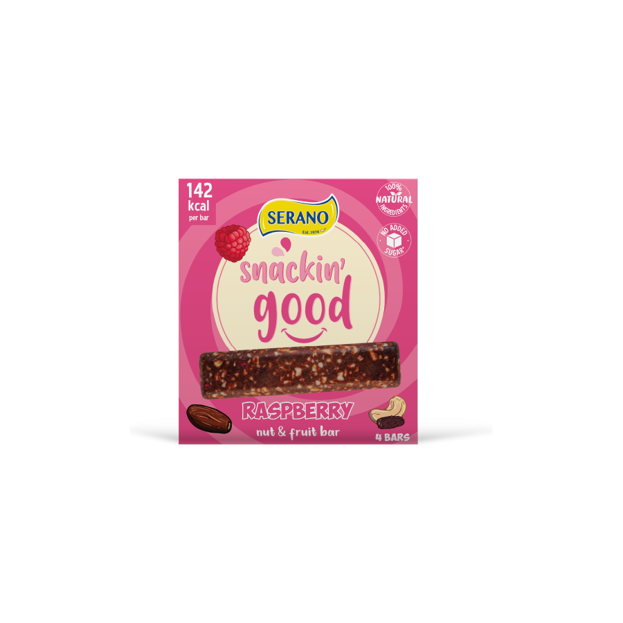 Snackin' good raspberry bar (x4)