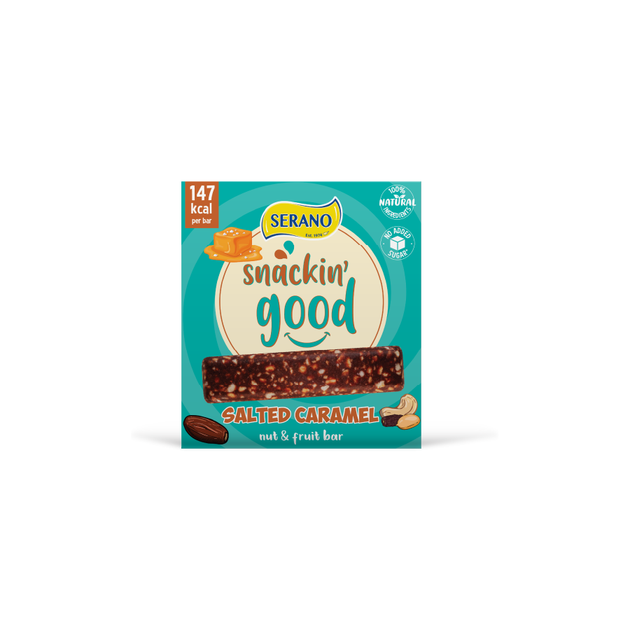 Snackin' good salted caramel bar (x4)