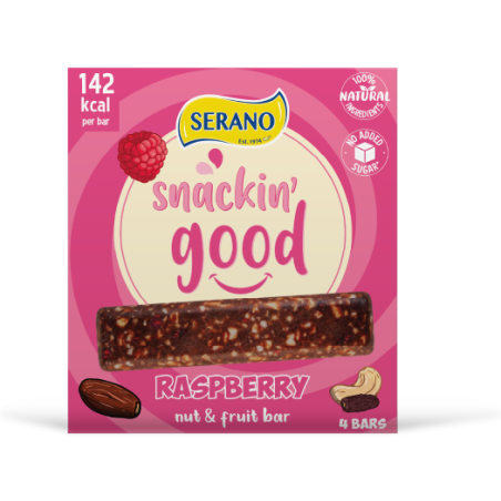 Snackin' good raspberry bar (x4)