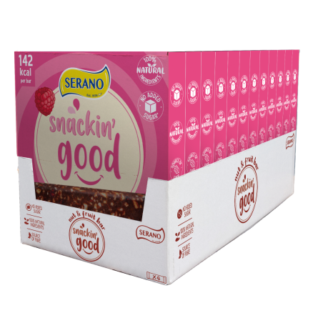 Snackin' good raspberry bar (x4)