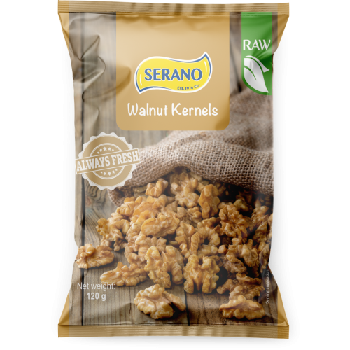 Raw walnut kernels