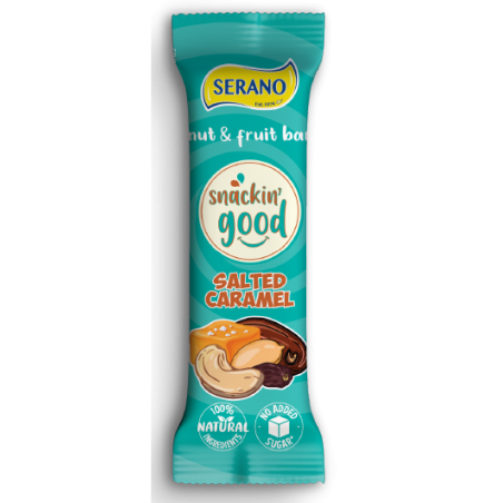 Snackin' good salted caramel bar