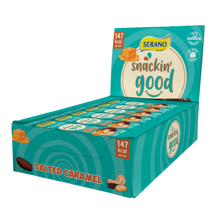 Snackin' good salted caramel bar