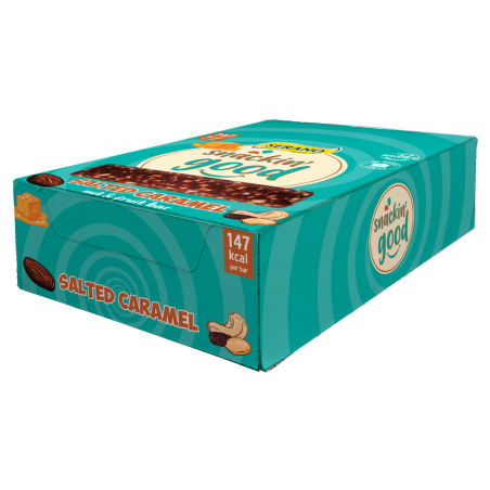 Snackin' good salted caramel bar