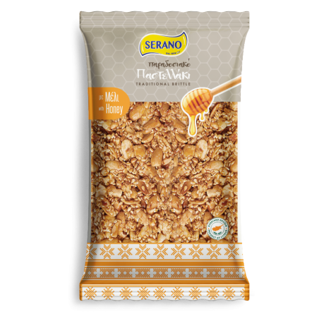 Brittle with Honey & Peanut  200g