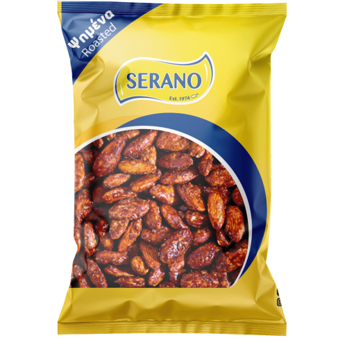 Roasted caramelised almonds